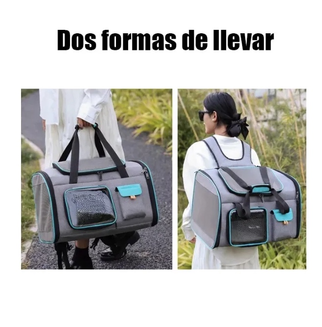 BOLSO TRANSPORTADOR GATO AVION - 4