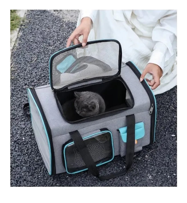 BOLSO TRANSPORTADOR GATO AVION - 6