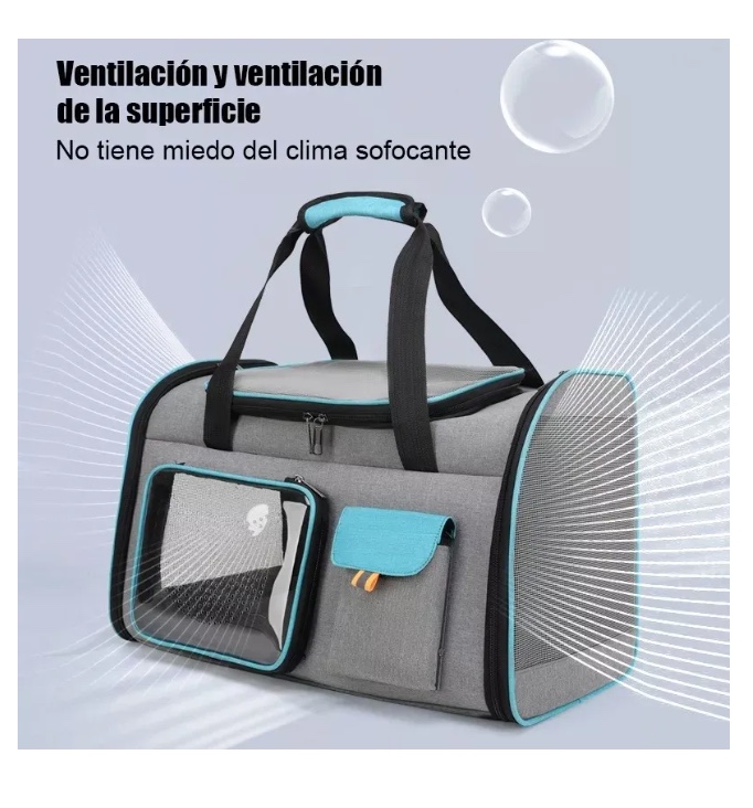 BOLSO TRANSPORTADOR GATO AVION - 7