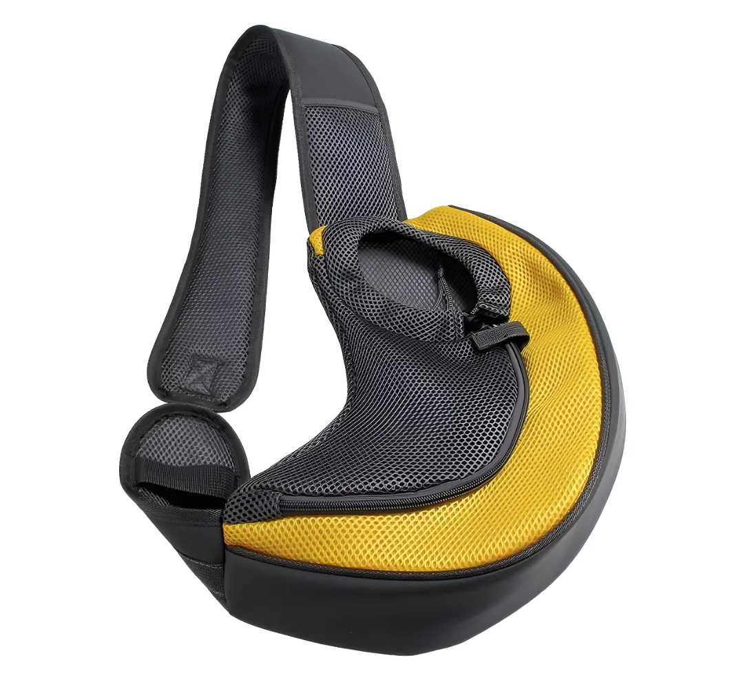 BOLSO TRANSPORTE PERRO AMARILLO - 1