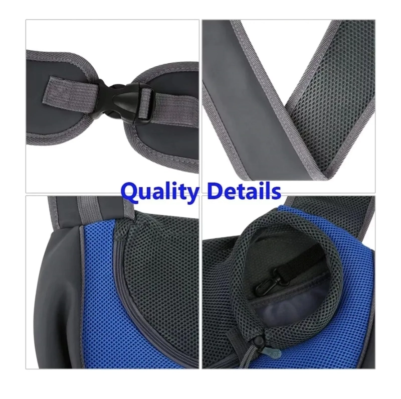 BOLSO TRANSPORTE PERRO AZUL - 5