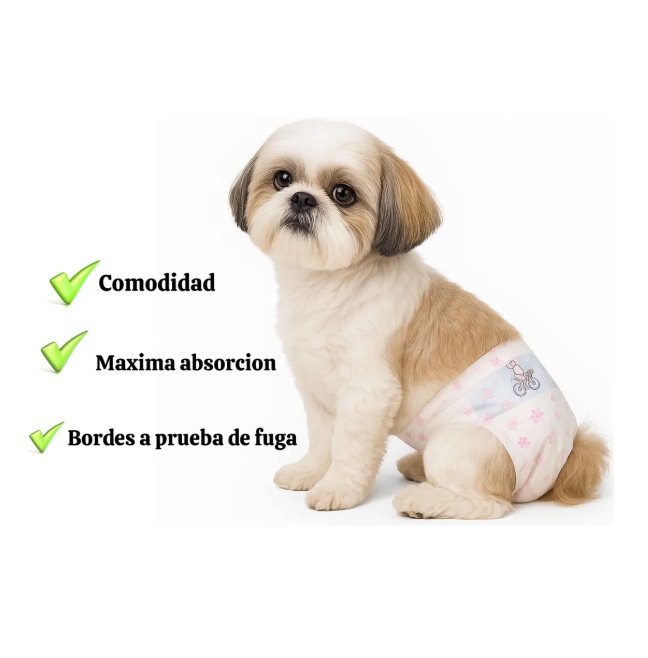 30 PAÑALES PARA PERROS GATOS M - 3