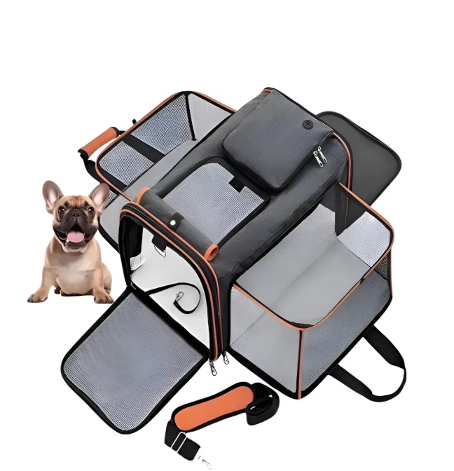 BOLSO MOCHILA PARA MASCOTAS AVION L - 1
