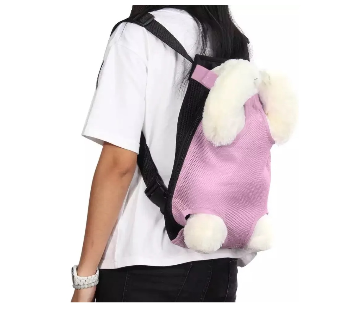 TRANSPORTADOR PARA MASCOTAS TALLA L ROSA - 2