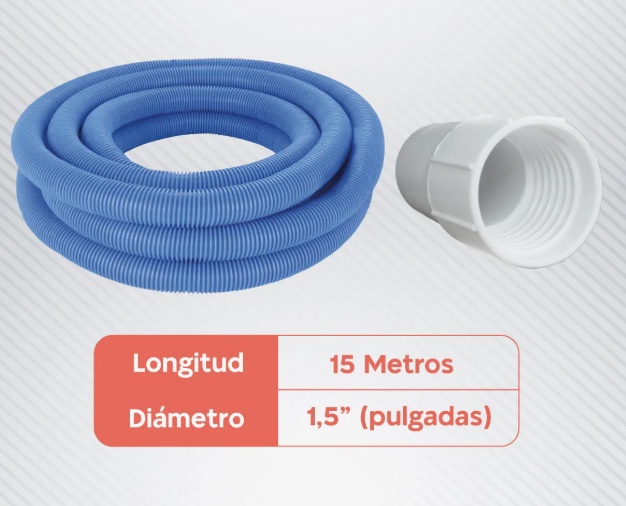 MANGUERA PARA PISCINA 15M - 2
