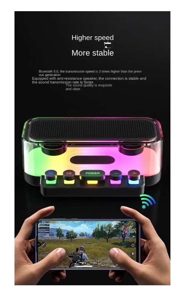 ALTAVOZ PORTATIL CAJA DE SONIDO BLUETOOTH - 5