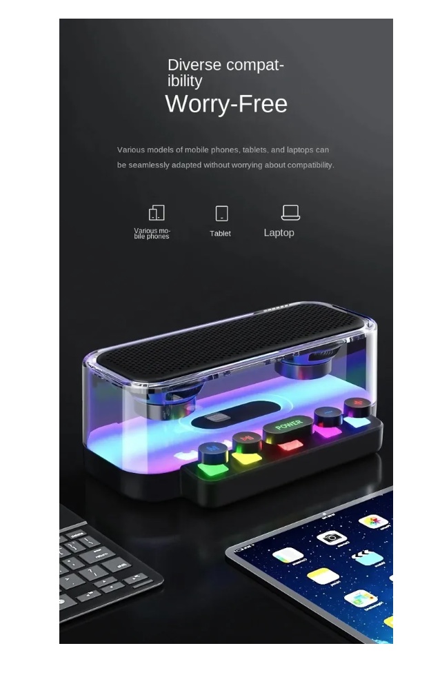 ALTAVOZ PORTATIL CAJA DE SONIDO BLUETOOTH - 8