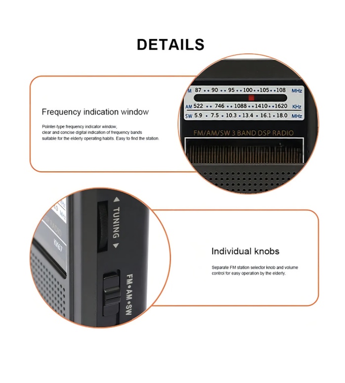 RADIO PORTATIL BOLSILLO AM/FM - 7