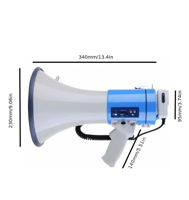 MEGAFONO PORTATIL ALTAVOZ 50W - 2