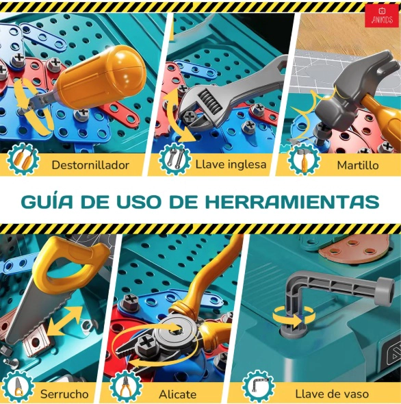 SET JUEGO BANCO HERRAMIENTAS 2 EN 1 - 3