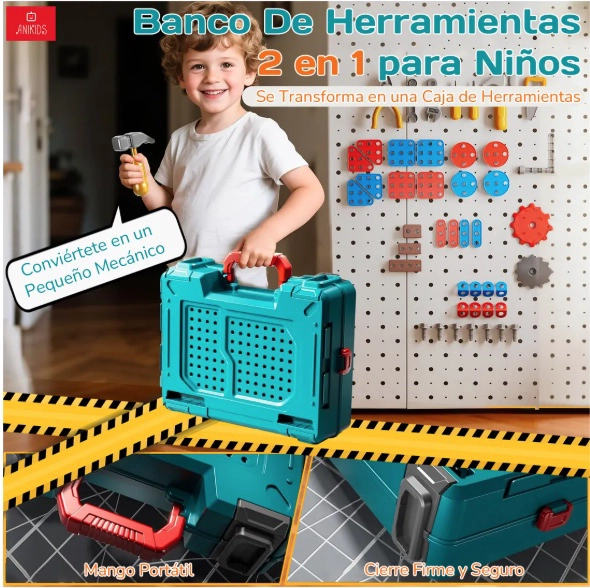 SET JUEGO BANCO HERRAMIENTAS 2 EN 1 - 4