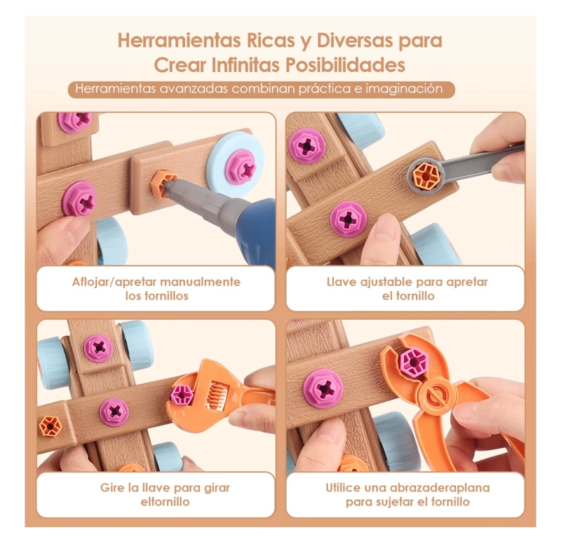 JUEGO DE HERRAMIENTAS PARA NIÑOS - 4