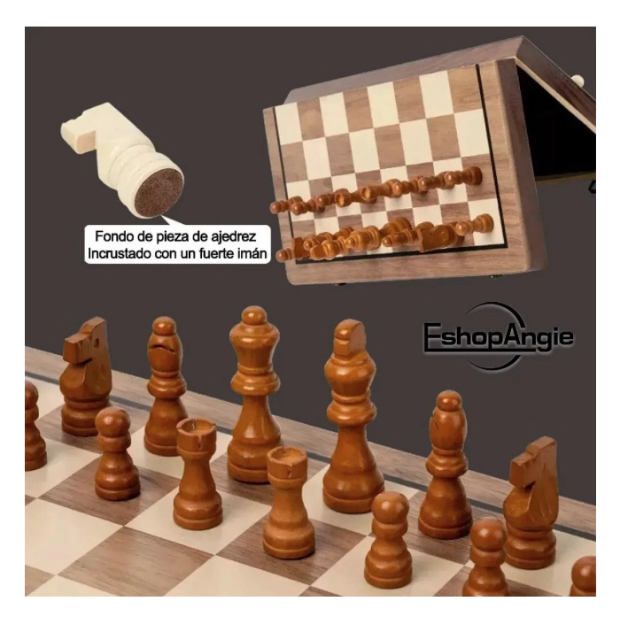 TABLERO DE AJEDREZ MAGNE TICO - 3