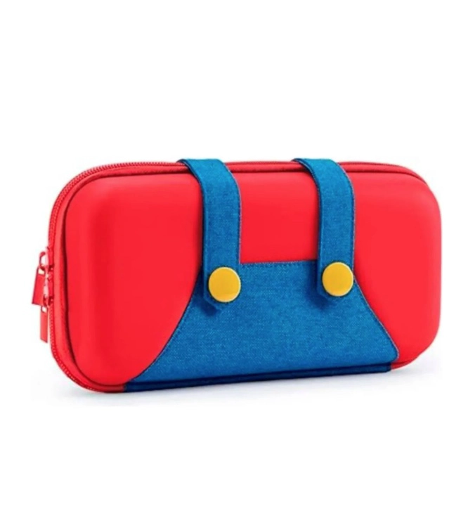 ESTUCHE DURO + LAMINA MICA NINTENDO SWITCH + 2 GRIPS - 3