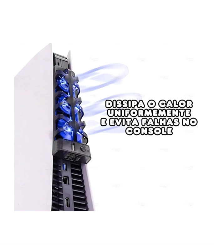VENTILADOR USB CON LED PARA PS5 - 4