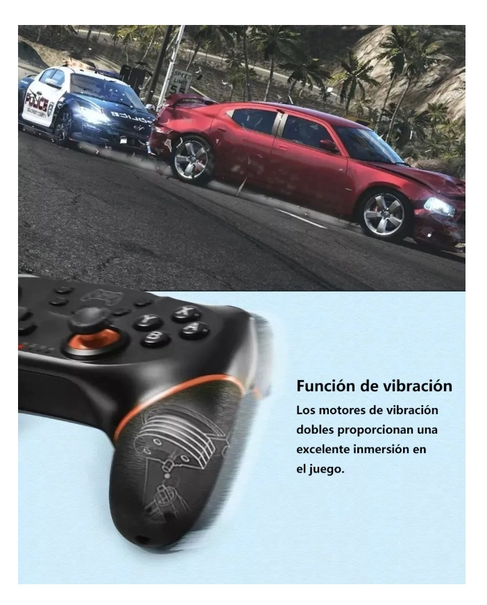 CONTROL GAMEPAD COMPATIBLE NINTENDO SWITCH - 5
