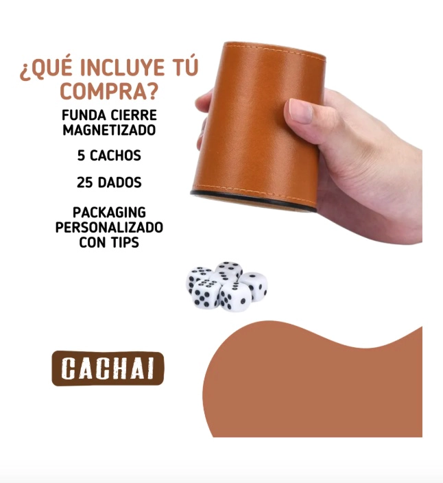 SET DE 5 CACHOS CUERO - 3