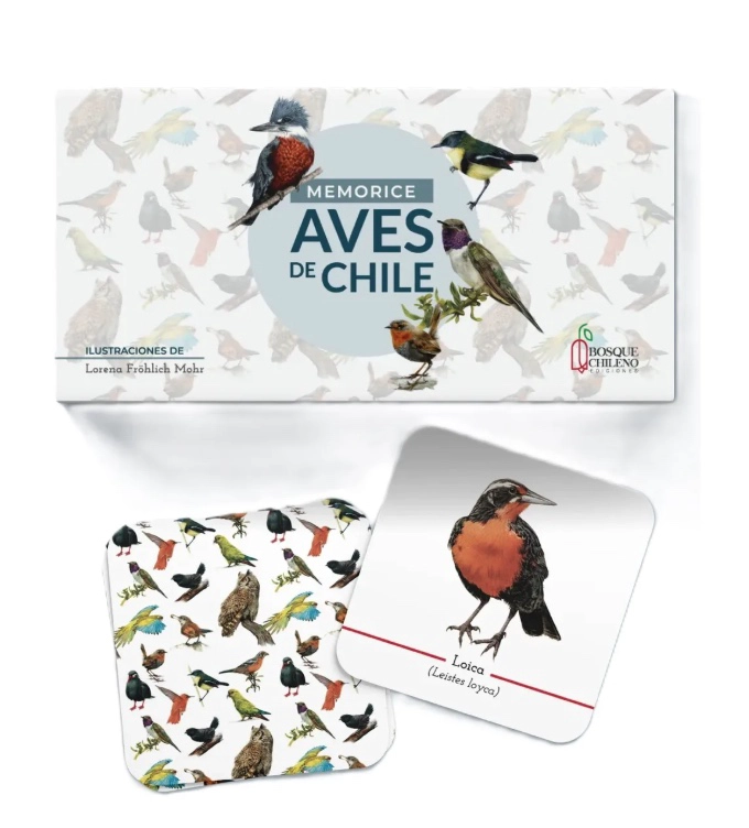 JUEGO DE MESA MEMORICE AVES DE CHILE - 1
