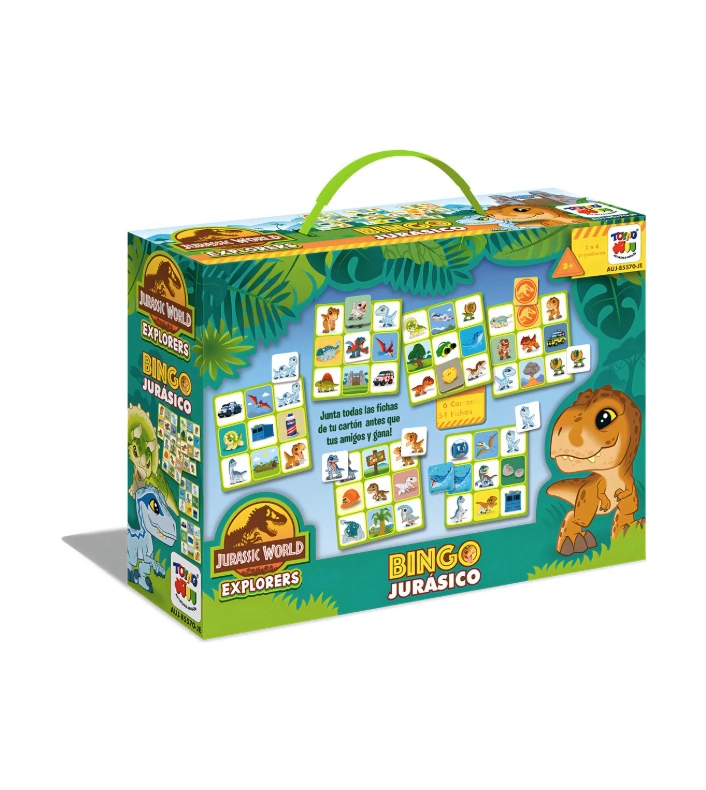JUEGO DE MESA BINGO JURASSIC - 1