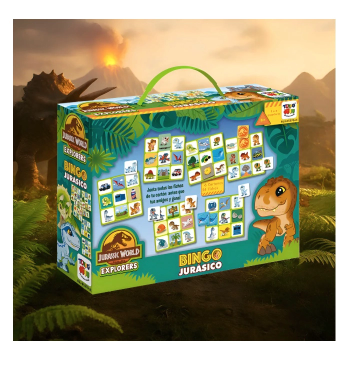 JUEGO DE MESA BINGO JURASSIC - 4