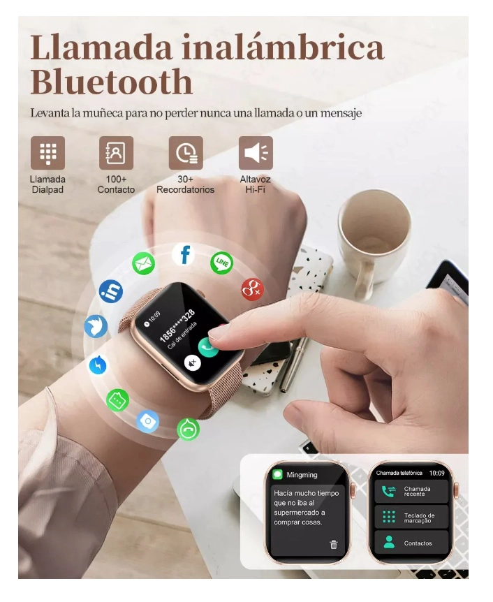 SMARTWATCH MUJERES RELOJ - 2