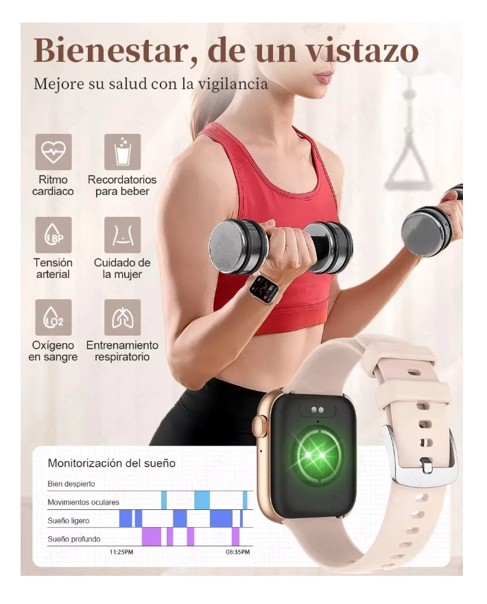 SMARTWATCH MUJERES RELOJ - 4