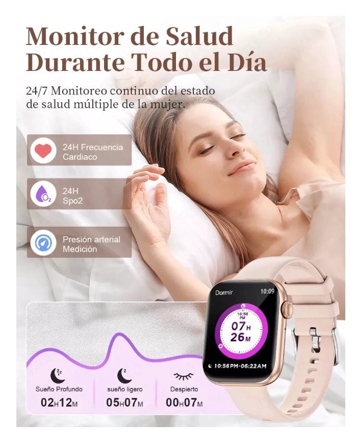 SMARTWATCH MUJERES RELOJ - 6