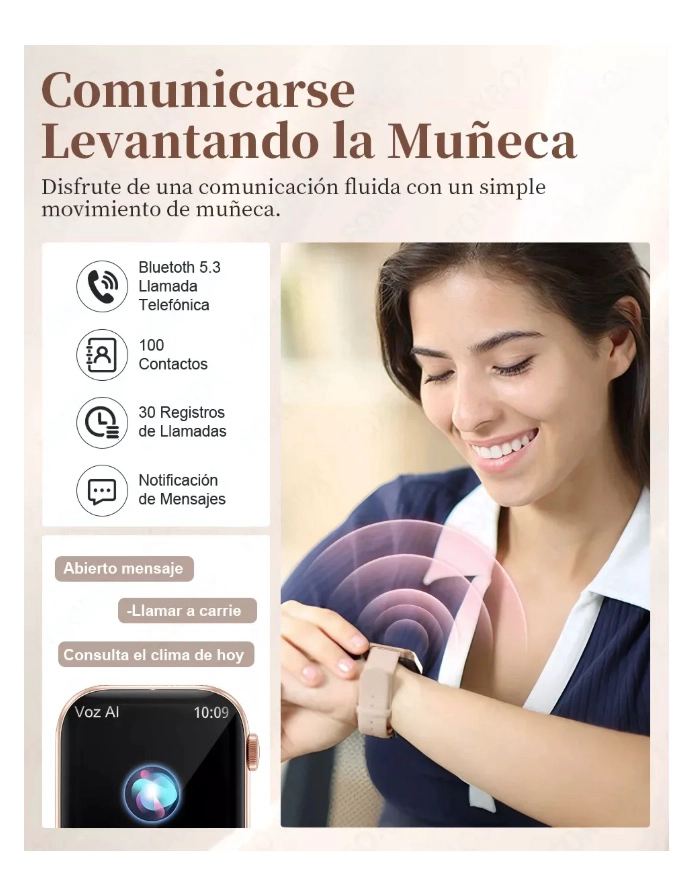 SMARTWATCH MUJERES RELOJ - 7