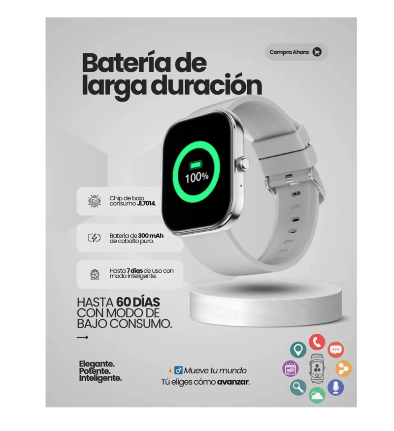 SMARTWATCH RELOJ INTELIGENTE - 5