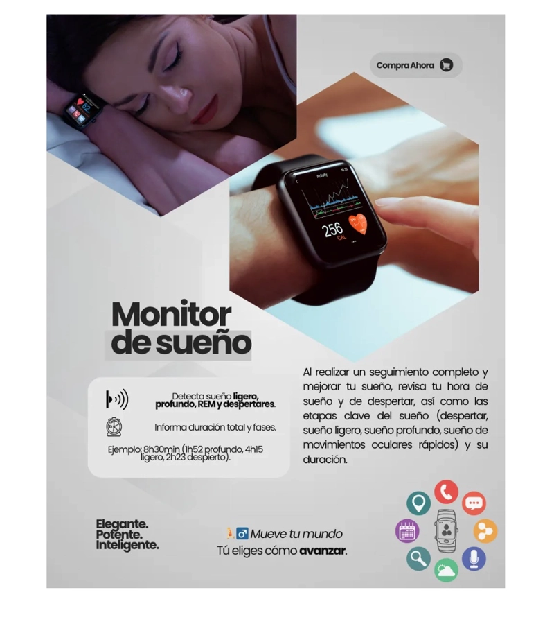 SMARTWATCH RELOJ INTELIGENTE - 7