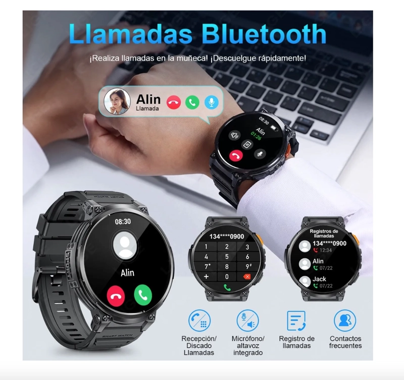 SMARTWATCH HOMBRE RELOJ - 3