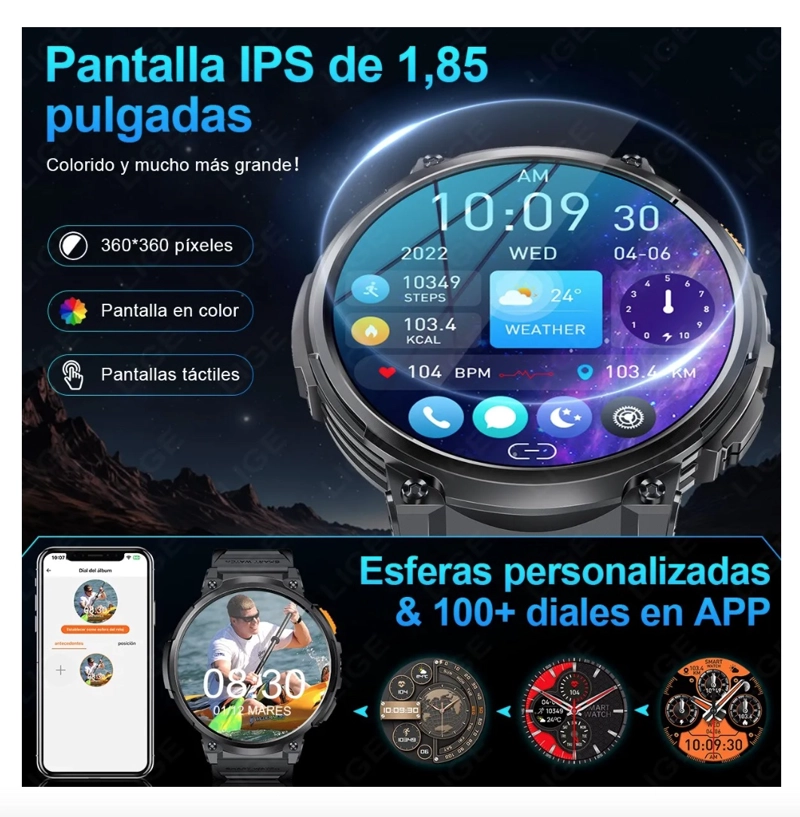 SMARTWATCH HOMBRE RELOJ - 6
