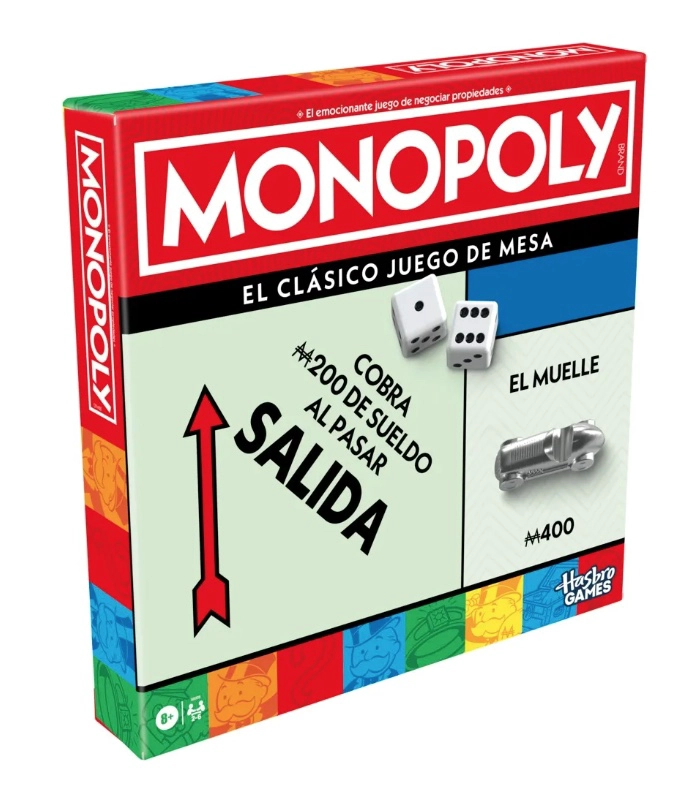 JUEGO DE MESA MONOPOLY CLASICO - 1