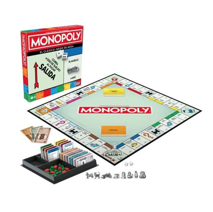 JUEGO DE MESA MONOPOLY CLASICO - 2