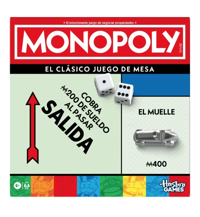 JUEGO DE MESA MONOPOLY CLASICO - 3