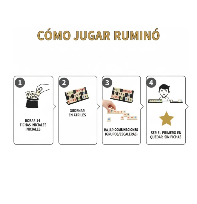 JUEGO DE MESA RUMINO PREMIUM - 3
