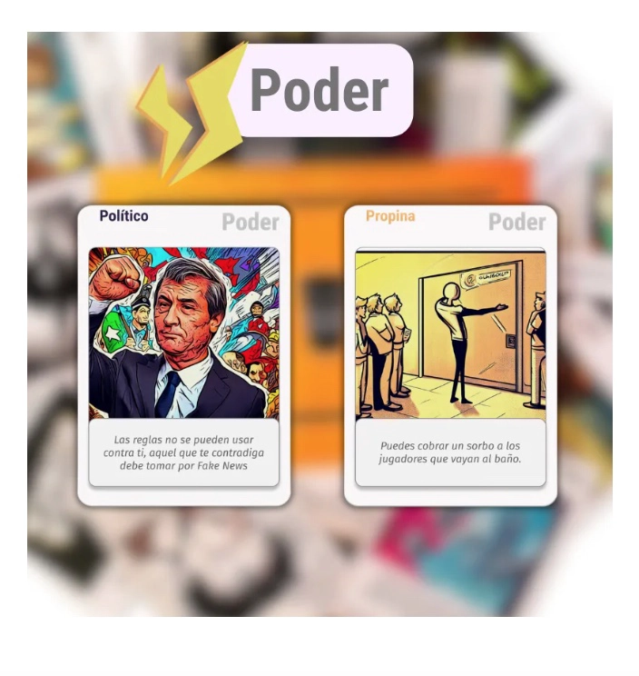 JUEGO DE CARTAS PARA BEBER AL SECO - 7