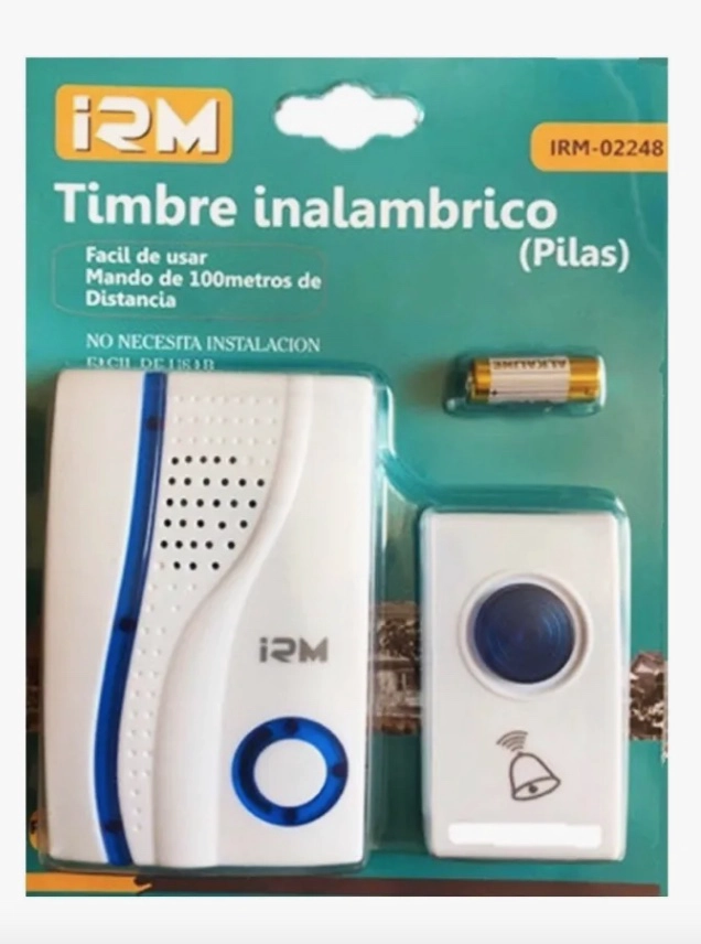 TIMBRE INALAMBRICO EXTERIOR PORTATIL - 6