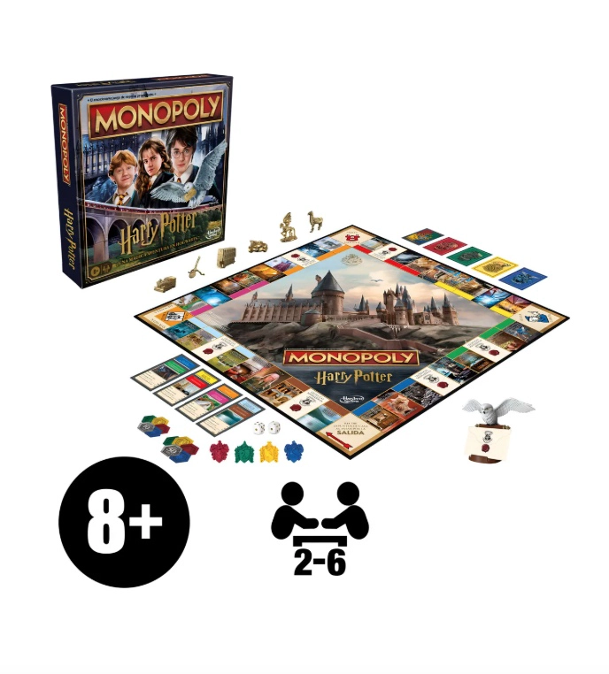 JUEGO DE MESA MONOPOLY HARRY POTTER - 4