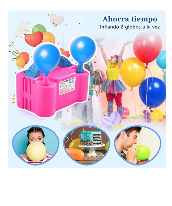 INFLADOR DE GLOBOS ELECTRICO - 4