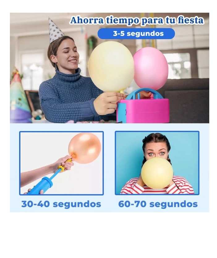 INFLADOR DE GLOBOS ELECTRICO - 5