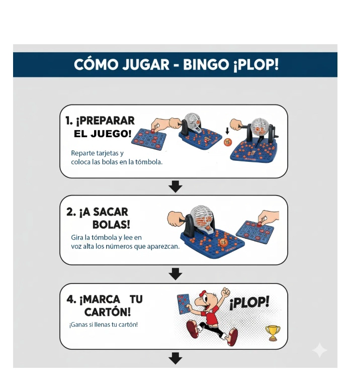 JUEGO DE MESA BINGO DE CONDORITO - 2