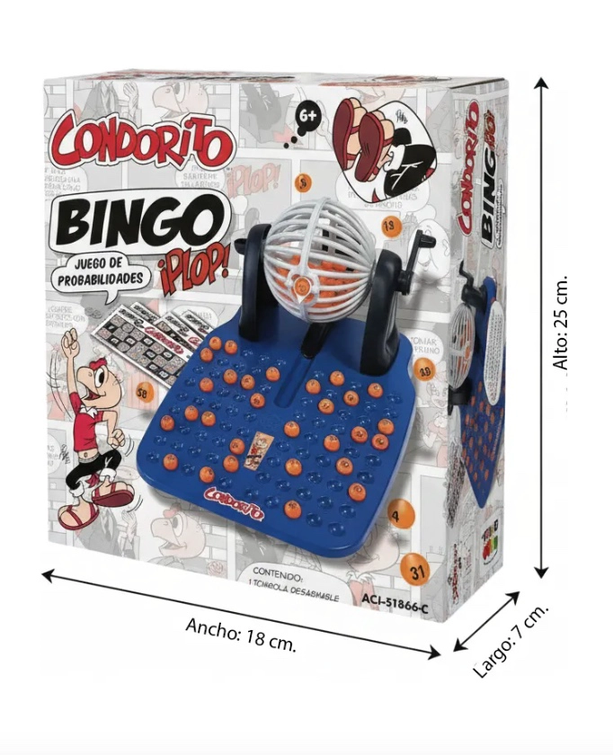 JUEGO DE MESA BINGO DE CONDORITO - 3