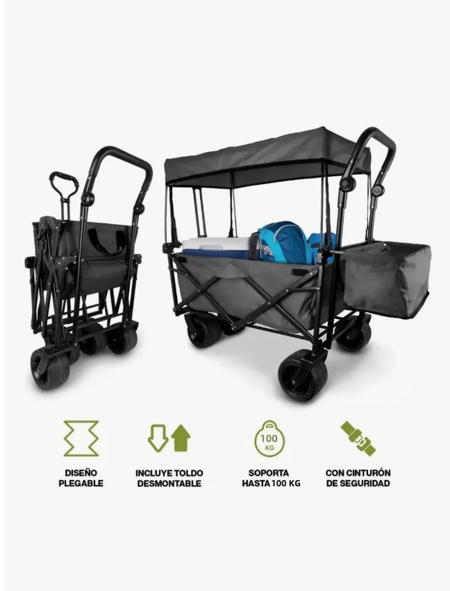 CARRITO PLEGABLE PORTATIL - 3