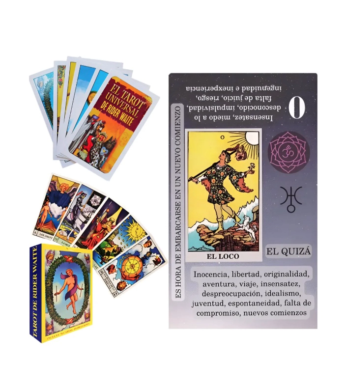 TAROT RIDER WAITE + GUIA + RITUAL CONSAGRACION MAZO - 1