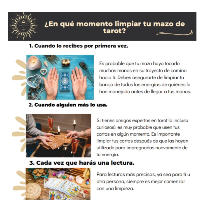 TAROT RIDER WAITE + GUIA + RITUAL CONSAGRACION MAZO - 4