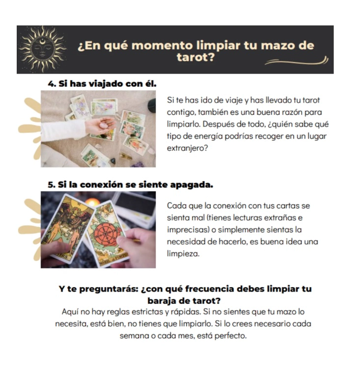 TAROT RIDER WAITE + GUIA + RITUAL CONSAGRACION MAZO - 5