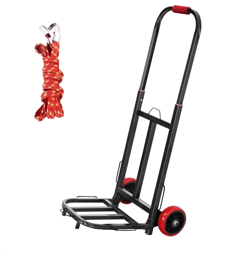 PRACTICO CARRO PLEGABLE CARGA ACERO 200KG - 1