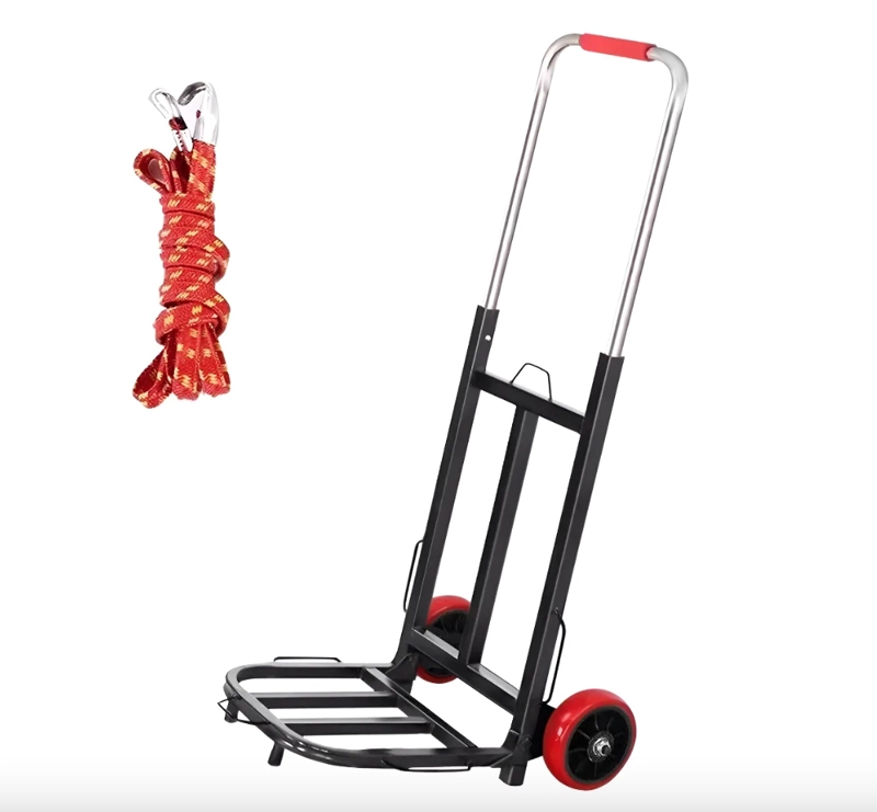 PRACTICO CARRO PLEGABLE CARGA ACERO 200KG - 1