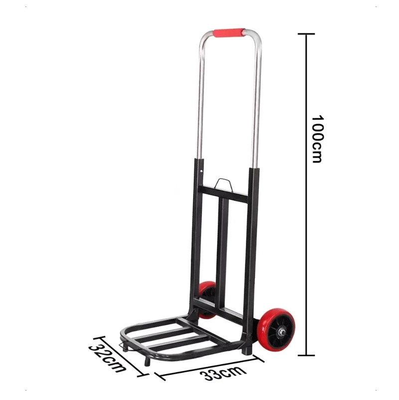 PRACTICO CARRO PLEGABLE CARGA ACERO 200KG - 3